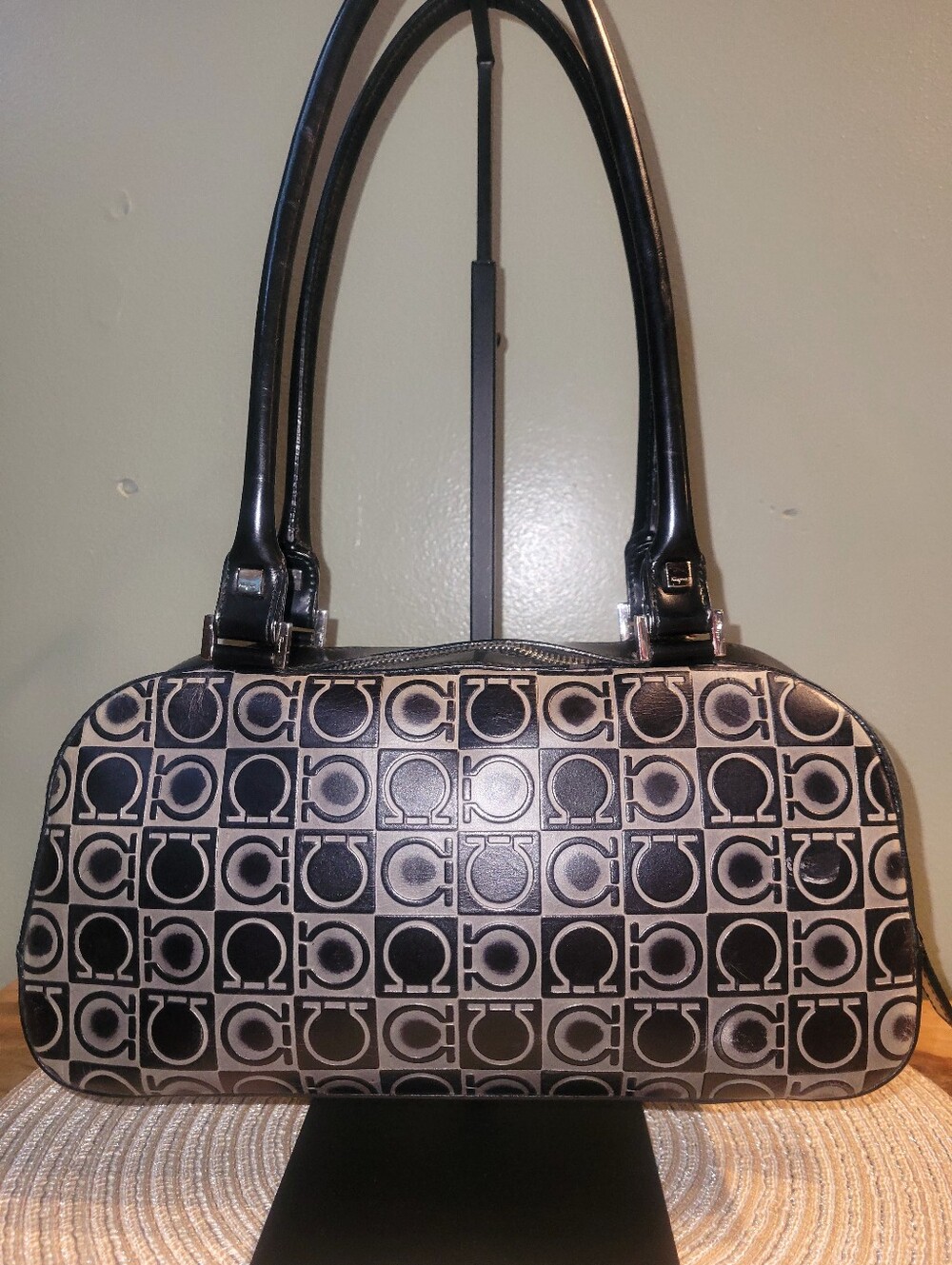 Salvatore Ferragamo Gancini Bowling Bag